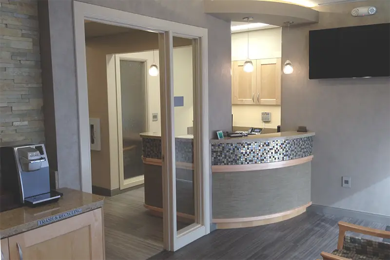 San Carlos Dental office reception area